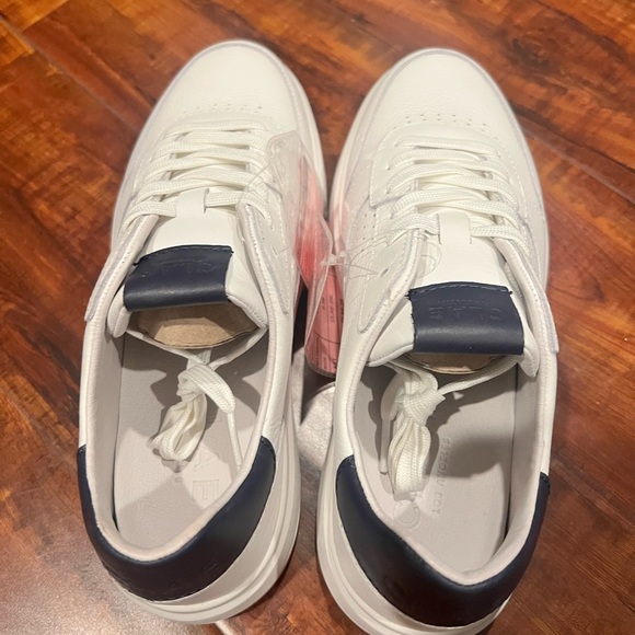 NWT Clae Moses Classic White Leather Sneakers - Picture 3 of 4